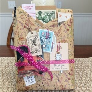 Blind day with the book. Hardcover. Young adult fantasy. Contains goodies.